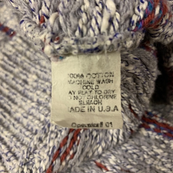 Vintage 90s Eric Rhodes Grandpa Striped Knit Crewneck Sweater Men's Size Large - Picture 4 of 7